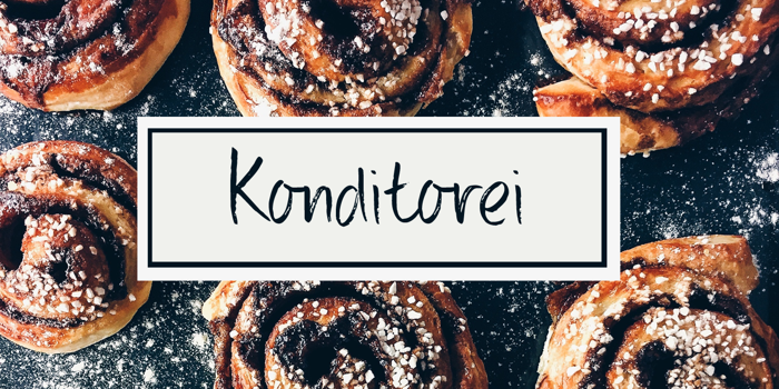 DK Konditorei Font poster