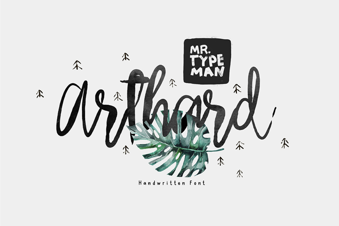 Arthard Font poster