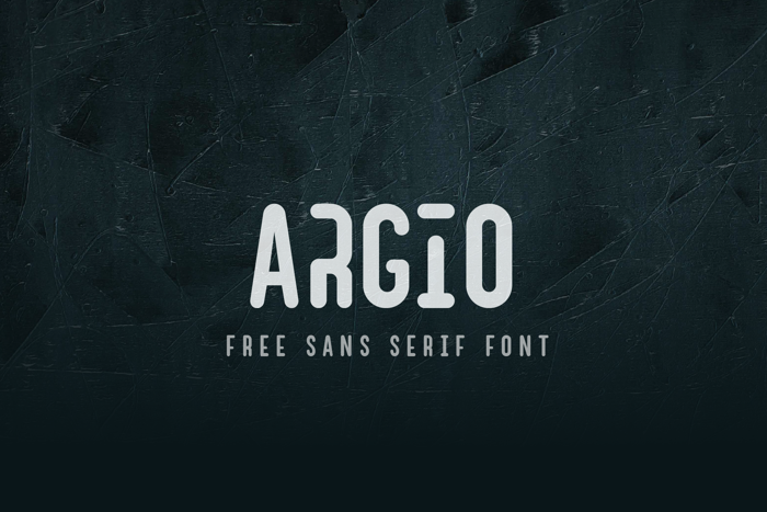 Argio Font poster