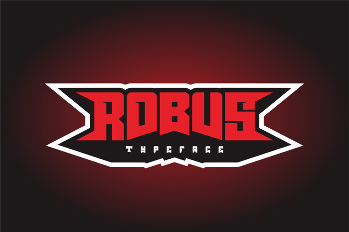 Robus Font poster