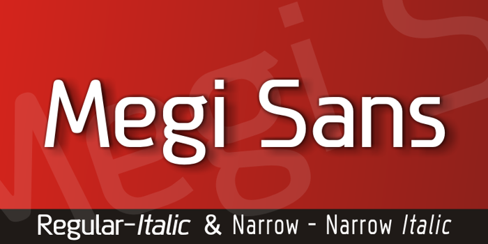 Megi Sans Font poster