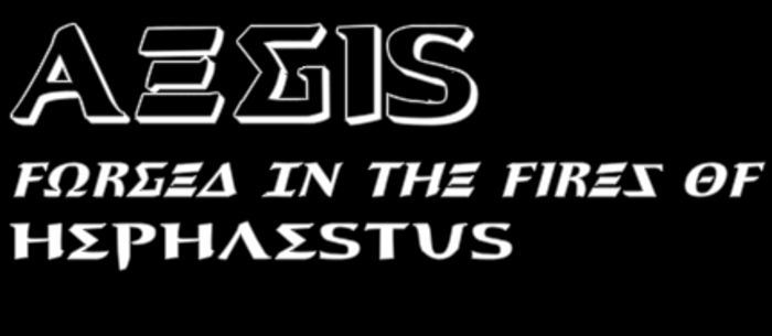 Aegis Font poster