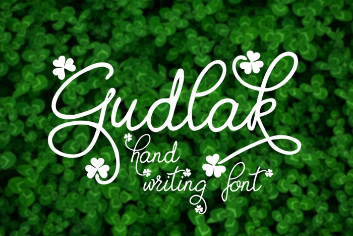 Gudlak Font poster