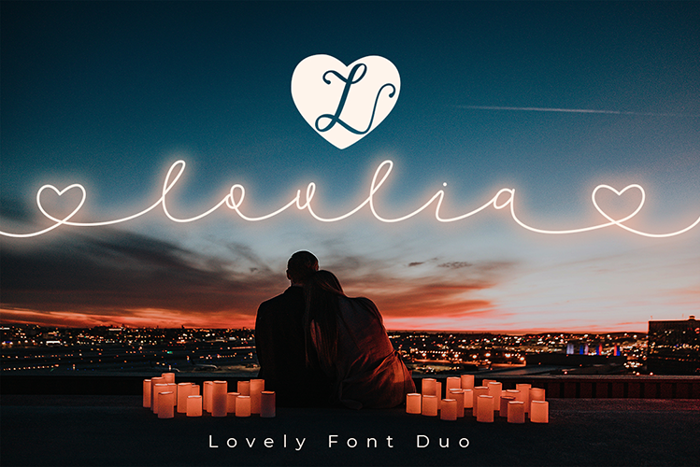 Lovlia Font poster