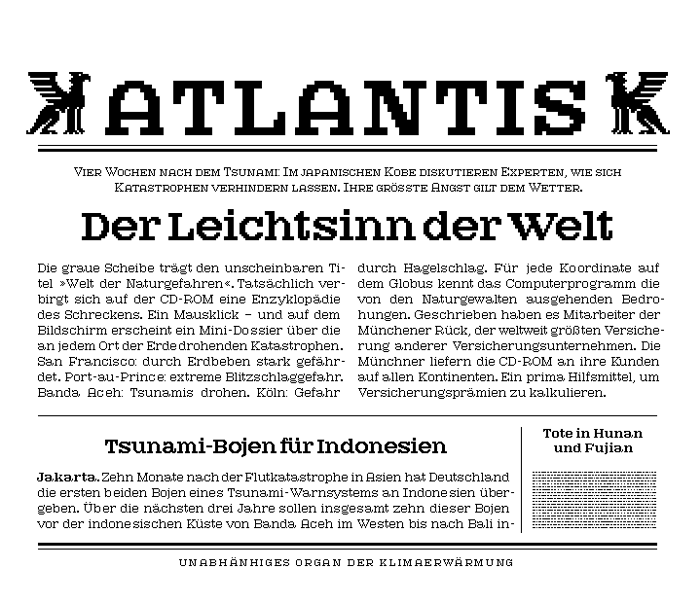 Atlantis Font poster