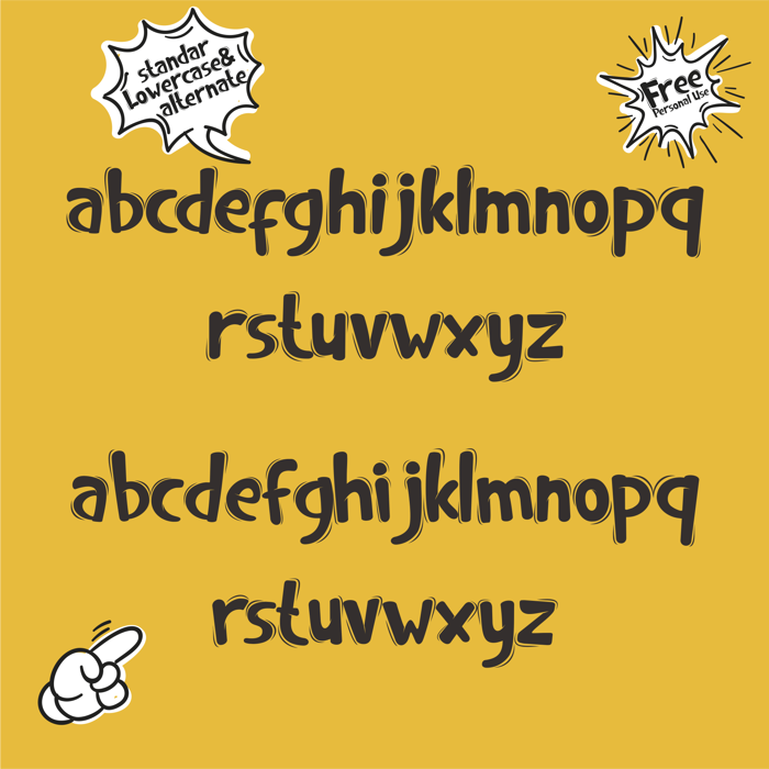Best in class Font poster