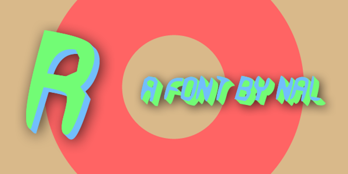 R Font poster