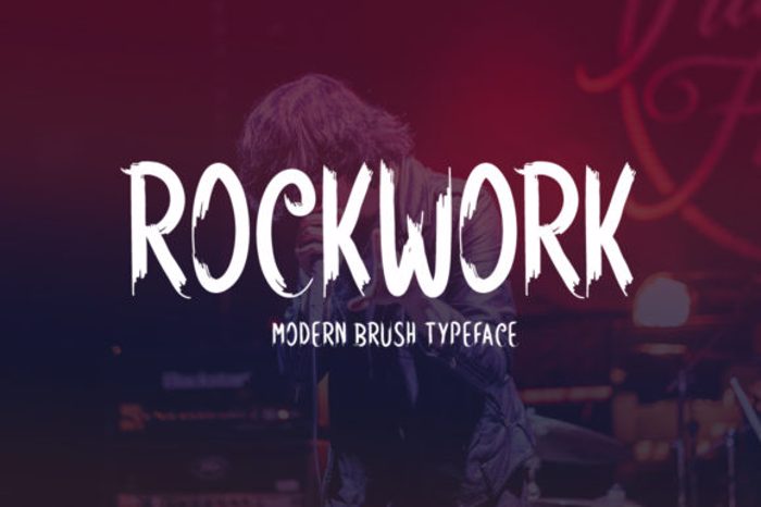 Rockwork Font poster
