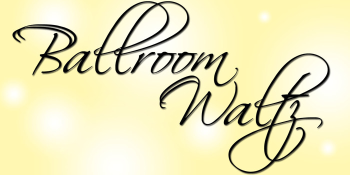 BallroomWaltz Font poster