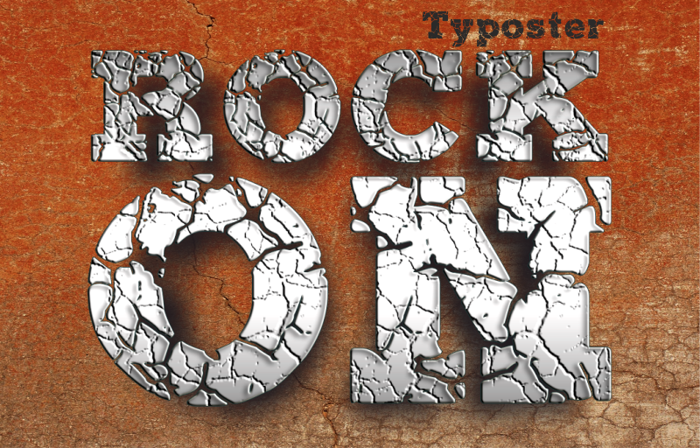 ROCK-ON Demo Font poster