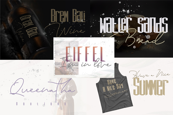 Eiffel in love Font