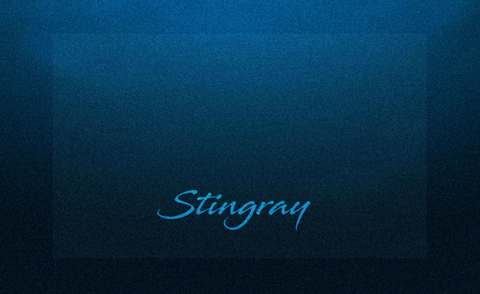 Stingray Font poster