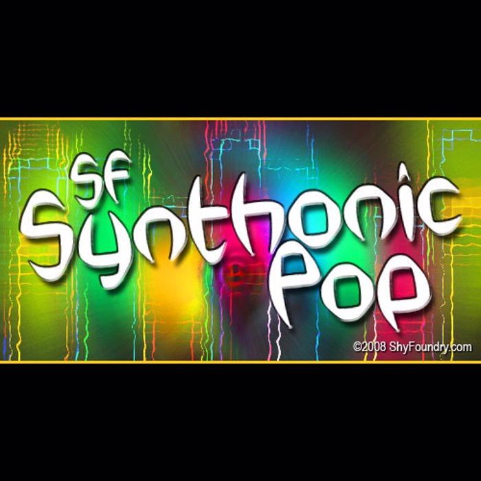 SF Synthonic Pop Font poster