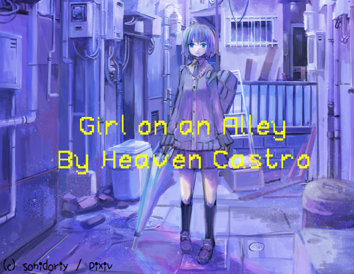 Girl on an Alley CHMC Font poster