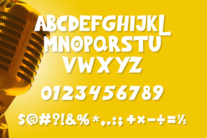 Dont Lie Font poster