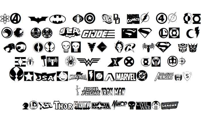 Hall of Heroes Font poster