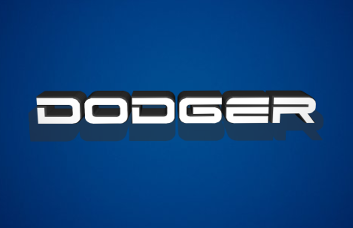 Dodger Font poster