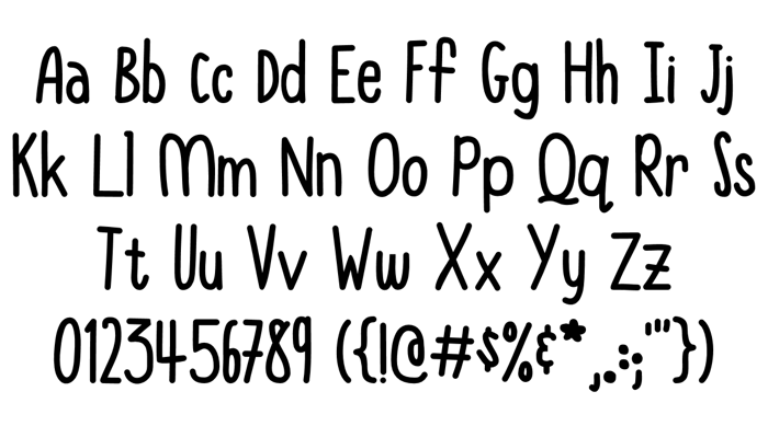 Club Miggy Font poster
