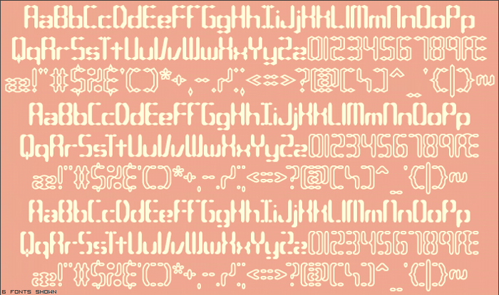 Compliant Confuse BRK Font