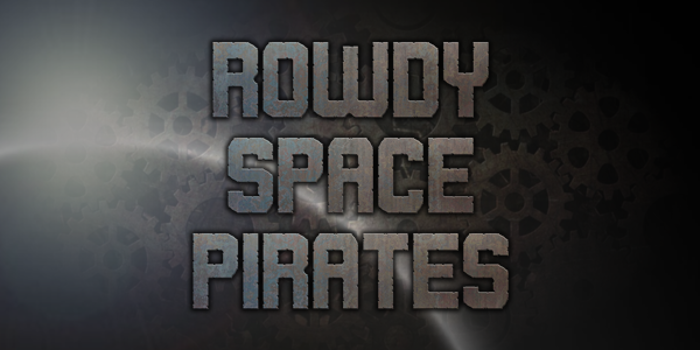 Rowdy Space Pirates Font poster