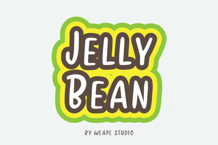 Jelly Bean Sans Font poster