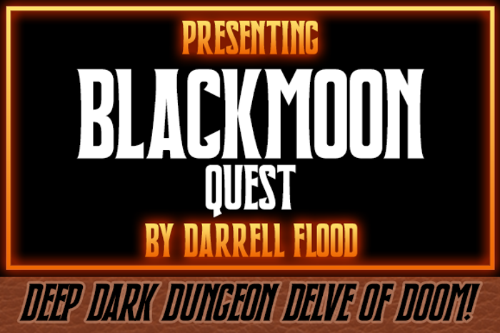 Blackmoon Quest Font poster
