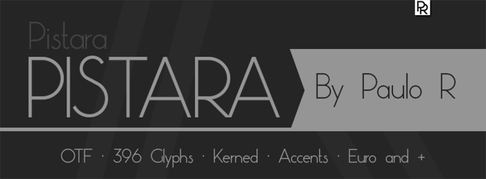 Pistara Font poster