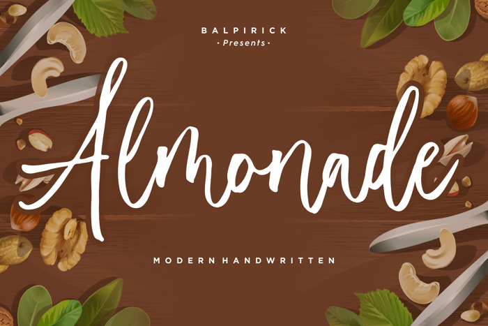 Almonade Font poster