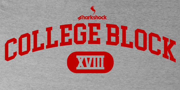 College Block Font poster