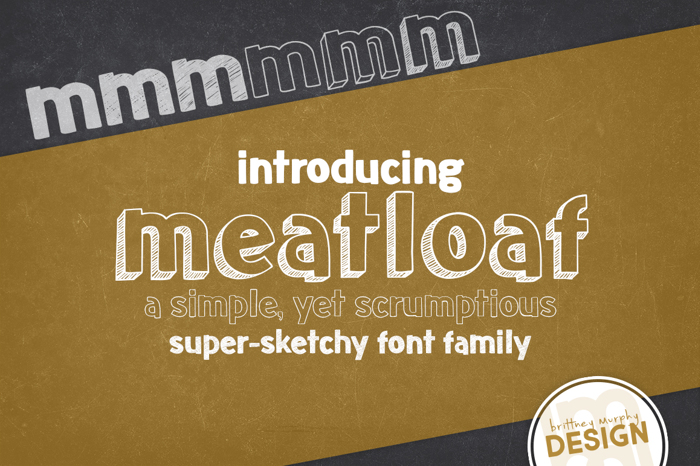 meatloaf Font poster