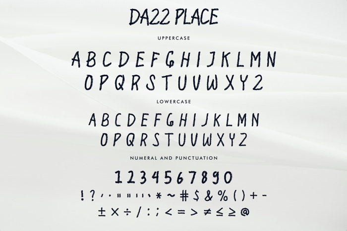 Dazz Place Display Font poster