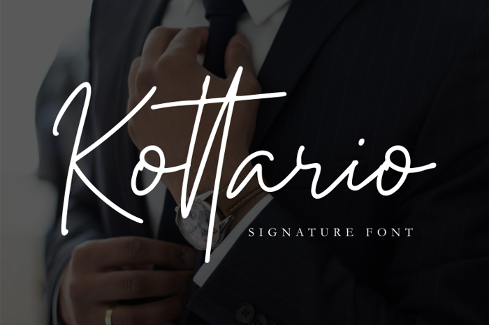 Kottario Font poster