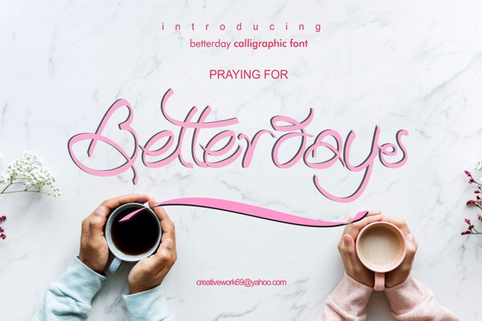 Betterday Demo Font poster