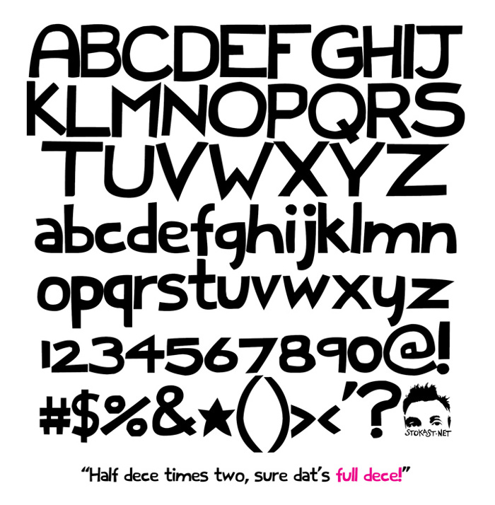 Full Dece Sans Font poster