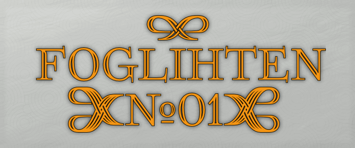 FoglihtenNo01 Font poster