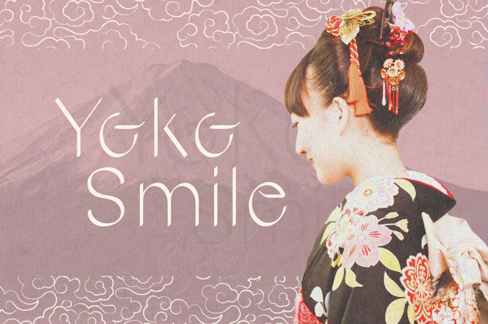 Yoko Smile Font poster