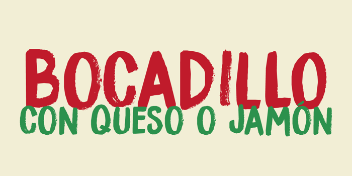 DK Bocadillo Font poster