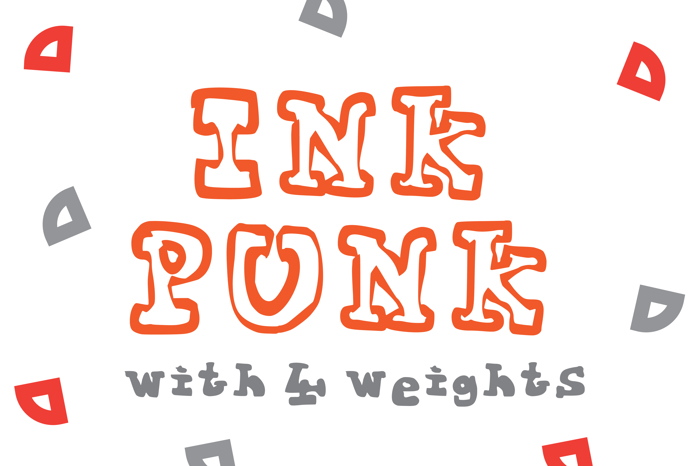Ink Punk Font poster