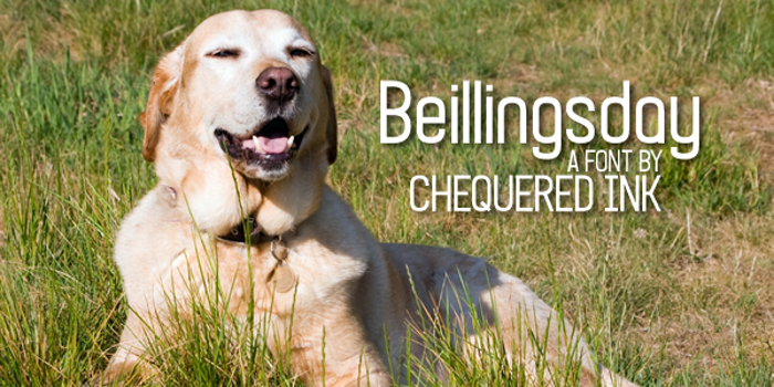 Beillingsday Font poster