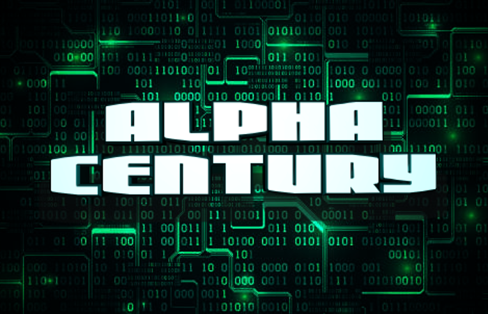Alpha Century Font poster