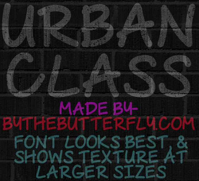 Urban Class Font