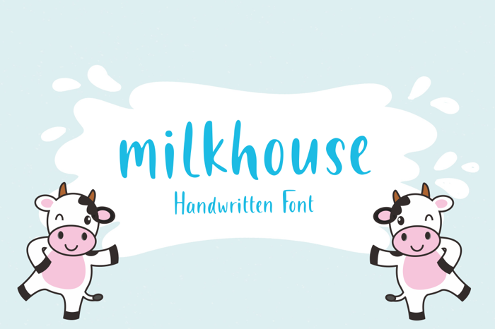 Milkhouse Font poster