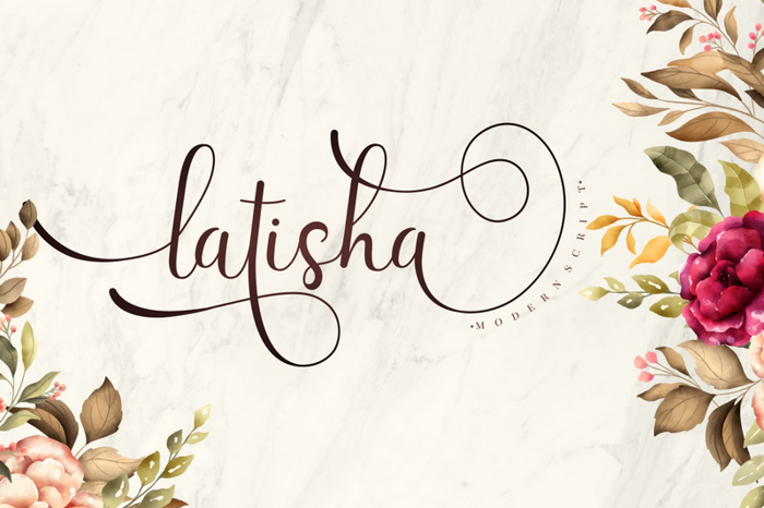 Latisha Font poster