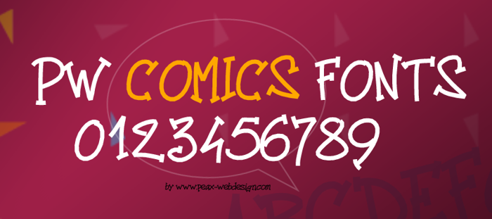 PWComics Font