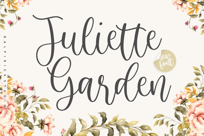 Juliette Garden Font