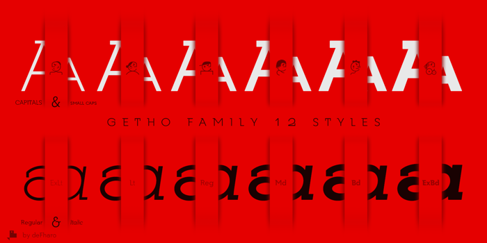 Getho Font poster