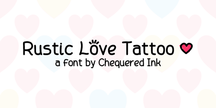 Rustic Love Tattoo poster