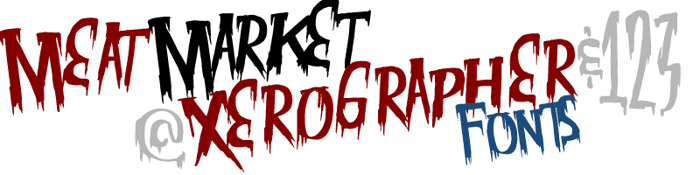 Meat Market Font poster