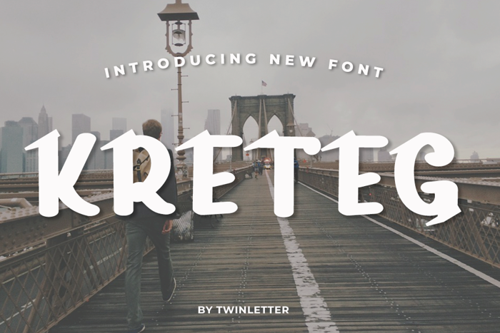 Kreteg Font poster