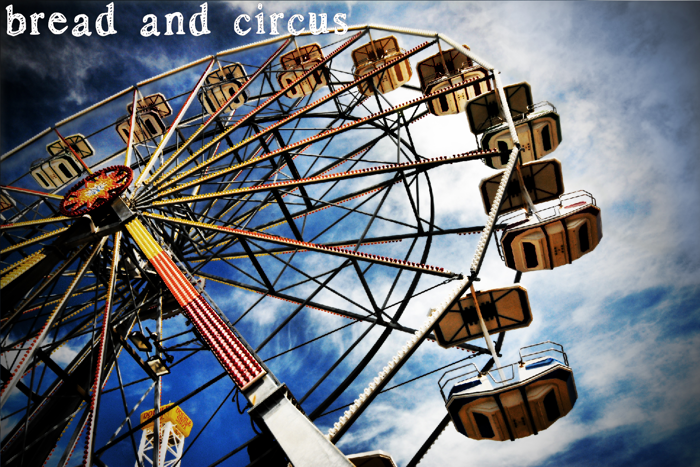 bread and circus Font poster